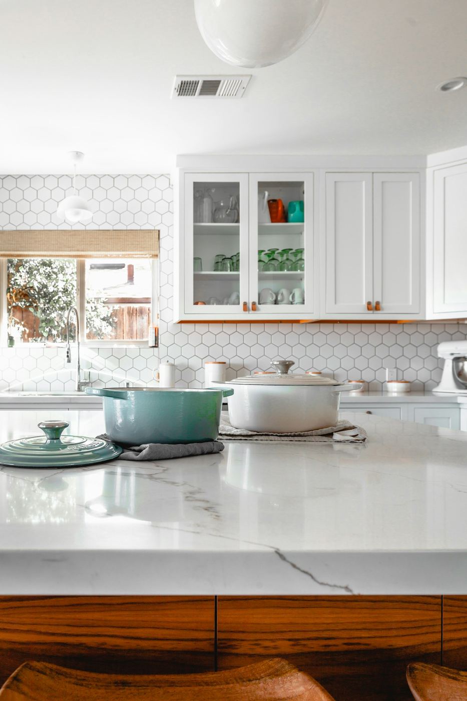 Style example of a kitchen with a large island. Not a JS Construction project.